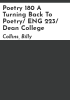 Poetry_180_a_turning_back_to_poetry__ENG_223__Dean_College